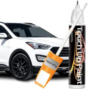 White Touch Up Cars Paint Pens Two-In-One Automotive Car Paint Scratch Repair for Vehicles Deep Scratches
