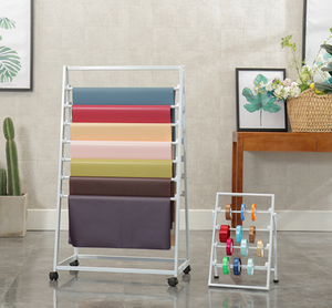 Nhiều lớp kim loại khăn Rack & hiển thị đứng cho chiếc khăn khăn choàng vải mẫu bao bì giấy quần áo trong nhà sử dụng hiển thị đứng - Product Image 6