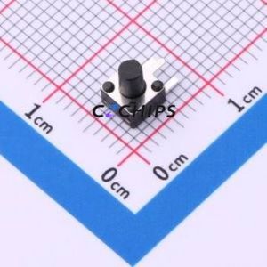 TP11312660 Tactile Switch Through hole Component (THT) Switch Single Pole Single Throw Round Button 2.6N Through Hole - Product Image 1