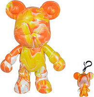 Ours Bearbrick moderne 400% à personnaliser, arts et artisanat, jouets DIY, ours fluide cool, ours violent avec peinture fluide