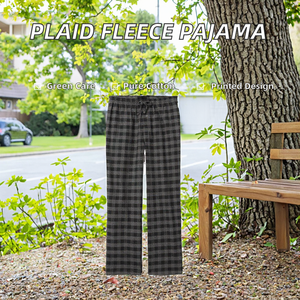 Autumn Spring Casual Breathable Eco-Friendly <b>Men's</b> Canvas Pajamas <b>Trousers</b> Pants 100% Cotton Straight Pattern Fresh Arrival New - Product Image 2