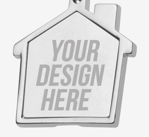 Porte-clés personnalisé avec logo pour agents immobiliers, cadeau promotionnel pour agents immobiliers, cadeau de fermeture de maison neuve, marketing d'entreprise - Product Image 3