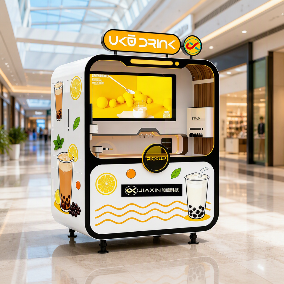 Smart Tea Vending Machine Automated Boba Tea Vending Machine Bubble Milk Soda Beverage Dispenser ...