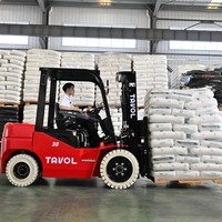 Harga Pabrik Forklift Listrik Lithium TAVOL 3 Ton 3.5 Ton FWD Spesifikasi Garpu 1350x160x100mm Ban Solid Ready Stock