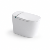 Toilette intelligente M949, toilette électrique en céramique intelligente avec siège chauffant, chasse d'eau automatique par capteur, commande vocale, télécommande, cuvette carrée