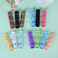 Mignon Coréen A7 Cahier à Spirale Transparent PVC Mini 3 Trous Feuilles Mobiles Rechargeable Papeterie Étudiant Classeur