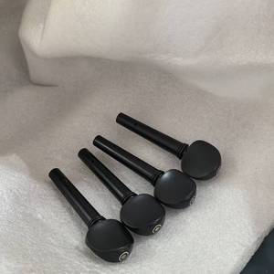 4 clavijas de afinación duraderas de ébano para <span class=keywords><strong>viola</strong></span>, preperforadas con orificios tipo ojo de pez para accesorios de <span class=keywords><strong>viola</strong></span> - Product Image 2