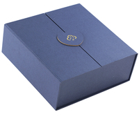 Boîte cadeau d'emballage cosmétique de soin de la peau personnalisée Boîte cadeau de luxe rigide pliante à double porte avec couvercle magnétique