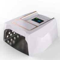 Séchoir à ongles sans fil rechargeable à lumière UV de vernis à gel professionnel 96W, 52 perles à séchage rapide avec télécommande