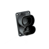 Station de recharge rapide DC CCS1 CCS2 Combo, prise factice DC noire, support EV GBT CCS, prise de charge EV CCS 2 et connecteurs EVSE