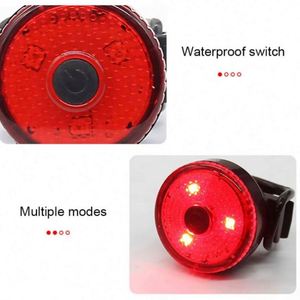 Mini Luz Trasera LED para Bicicleta, Recargable por USB, Resistente al Agua IPX4, Luz de Advertencia de Seguridad para Ciclismo, Lámpara Trasera para Casco - Product Image 4
