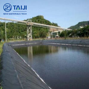 Étang à poissons en plastique noir blanc lisse imperméable <span class=keywords><strong>Lagoon</strong></span> Lake Dam Farm Liner 1.5Mm Hdpe Geomembranes taille personnalisée extérieure - Product Image 3