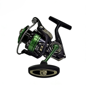 <span class=keywords><strong>Moulinet</strong></span> spinning entièrement métallique pour lancer longue distance, spécial <span class=keywords><strong>gros</strong></span> poissons, canne de pêche en mer, pêche en eau douce et en eau salée, rapport de transfert 5.0:1, pour gaucher - Product Image 2