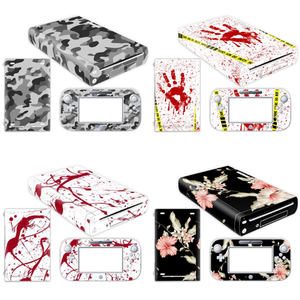 Calcomanía de piel para consola Nintendo <span class=keywords><strong>WiiU</strong></span> y Gamepad pegatina funda protectora de piel - Product Image 1