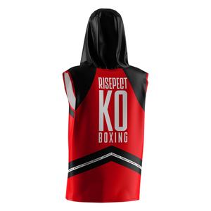 Bata de Boxeo sin Mangas de Satén Suave, Transpirable, de Secado Rápido, Esencial para el Calentamiento Previo al Combate - Product Image 6