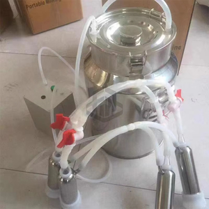 Machine à traire électrique à batterie rechargeable pour vache et chèvre, avec mini-seau/réservoir de 7L ou 14L, 220V/110V, garantie 1 an, haute performance - Product Image 2