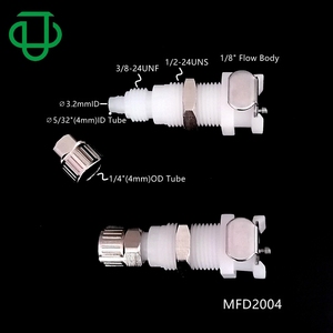 Пластиковый 1/4 "PTF ferrule freless freting с клапаном, соединительная муфта, вставка, БЫСТРОРАЗЪЕМНАЯ муфта для воздушного шланга - Product Image 5