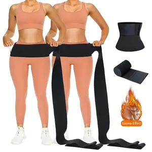2022 New Trimmer Belt Tummy Control Shapewear Seamless Women's Body Trainer Plus Size Corset Wrap Waist Trainer Shaper