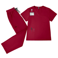 Ensemble de Blouses Médicales Femme Tendance 2026 – Anti-Plis, Respirant, Extensible, Tissu Peigné – Accessoires Personnalisés pour Hôpitaux et Soins Infirmiers