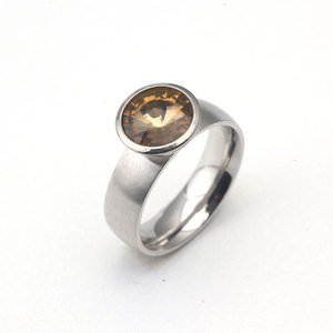 Edelstahl Damen Wechsel-Edelstein-<span class=keywords><strong>Ring</strong></span> - Product Image 4