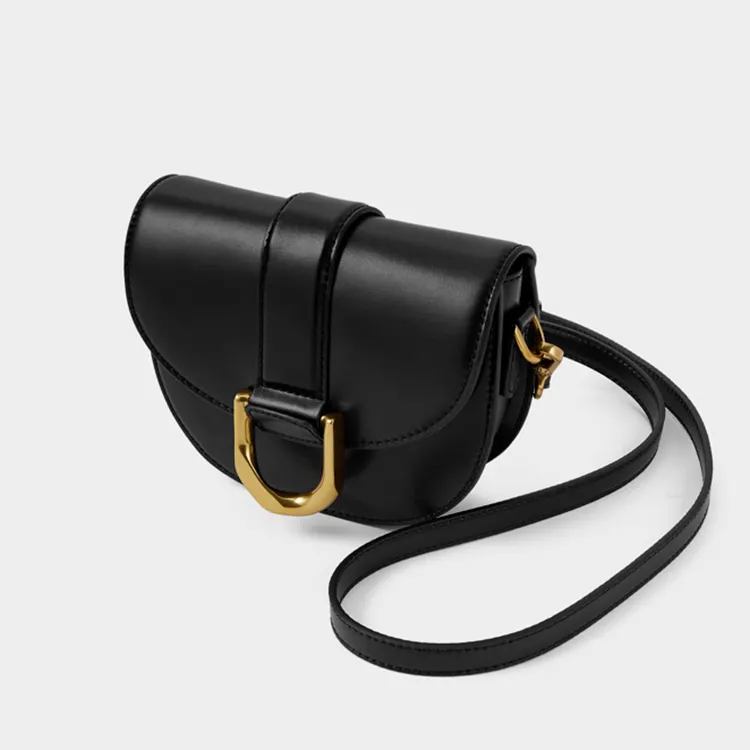 Vegan leather Saddle hand bag crossbody shoulder bag for ladies with best price satchels handbags women