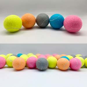 Pelota de Tenis para Perros con Logotipo Personalizado, Alta Elasticidad, Colorida, Fácil de Atrapar, Pelota de Juego para Mascotas, para Masticar y Perseguir, 2.5 Pulgadas - Product Image 5