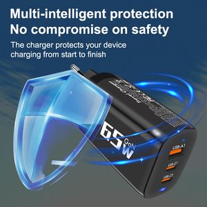 Mới Đến 65W Nhanh Chóng Sạc Điện Adapter Tường Sạc Di Động USB + Pd + Pd Qc3.0 Máy Tính Xách Tay Máy Tính Để Bàn Điện Áp Rộng Phạm Vi 20W - Product Image 4