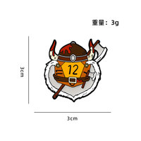Jeu mdn dragon dés émail pin