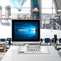 Komputer Panel Sentuh IP65 10.4/15/15.6/21.5 Inci All-in-One PC Intel Core I5 Industrial Rugged dengan Layar Sentuh Flat Panel dan Sistem Operasi Linux Terintegrasi