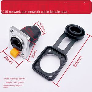 Connecteur de <span class=keywords><strong>prise</strong></span> réseau étanche à contact en cuivre <span class=keywords><strong>RG45</strong></span> pour <span class=keywords><strong>prise</strong></span> de tête TW2011 - Product Image 3