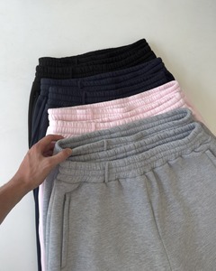 Pantalones cortos para hombre <span class=keywords><strong>de</strong></span> peso pesado para otoño e <span class=keywords><strong>invierno</strong></span>, logotipo bordado personalizado, cordones <span class=keywords><strong>de</strong></span> algodón/poliéster, forro polar/Terry, pantalones cortos para correr - Product Image 2
