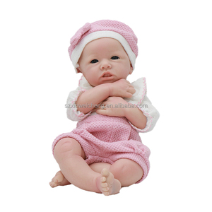 Poupée bébé réaliste en silicone souple de 40 cm, corps entier, <span class=keywords><strong>reborn</strong></span>, <span class=keywords><strong>miniature</strong></span>, modèle de mode, jouet - Product Image 3