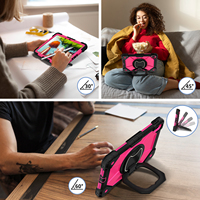 Housse de protection robuste pour tablette avec porte-crayon béquille bandoulière pour Huawei T10 Matepad Air Mate Pad Series