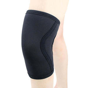 Aofit Wholesale Design Black Fitness Weight Lifting Compression Pads 7mm Knee Support Sleeves for Gym - Product Image 2