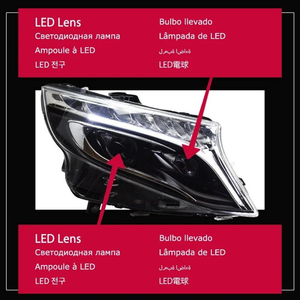 Nouveau phare LED CSP 36W 12V 6000K de haute qualité, 6000 lumens, forme d'ampoule D2H, pour VITO 260 W447 (2016-2025) - Product Image 4