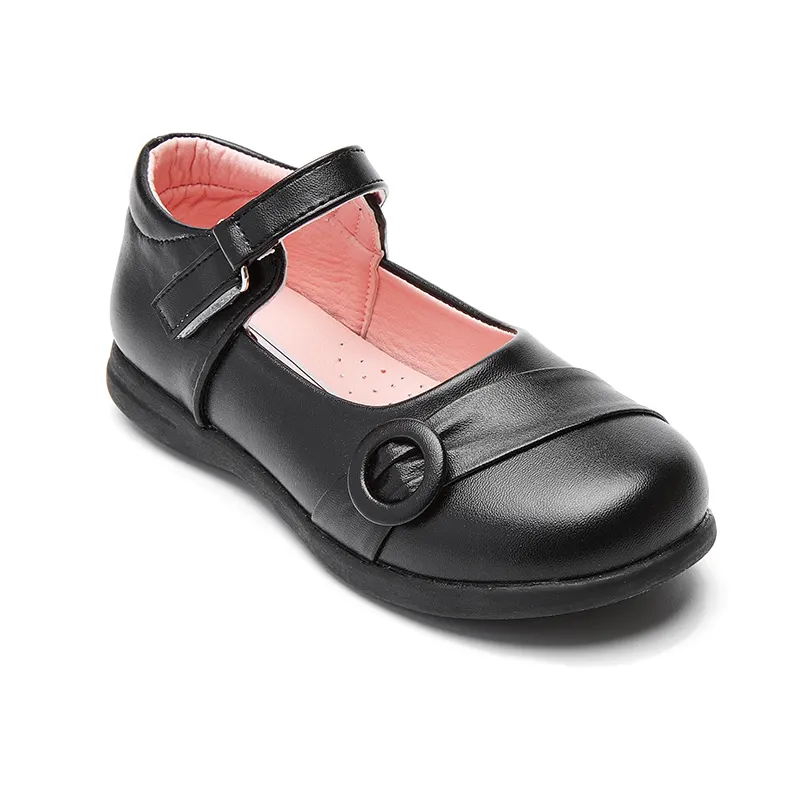 Wholesale Girls Mary Jane Shoes School Uniform Flats Cute Dress Shoes for Girls Wedding Back to School