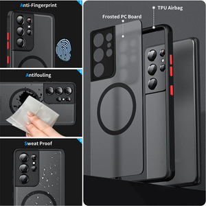 Funda Magnética Mate Antigolpes para Teléfono Móvil, de TPU, para <span class=keywords><strong>Samsung</strong></span> Serie A, <span class=keywords><strong>Galaxy</strong></span> Note 8, <span class=keywords><strong>Galaxy</strong></span> S26 <span class=keywords><strong>Ultra</strong></span>, S25, 24, <span class=keywords><strong>23</strong></span> - Product Image 5