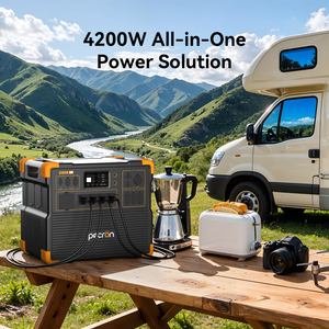 E3800LFP 4200W Portable <b>Solar</b> <b>Generator</b> 3840Wh Modified Sine Wave 240V Split Phase Bonding Home Car Use <b>Solar</b> - Product Image 6