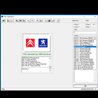 Logiciel PSA Calculator V16.04.07 pour calculateur de code PIN PSA, encodeur ECU moteur PSA, logiciel 3 en 1 pour Citroën et Peugeot