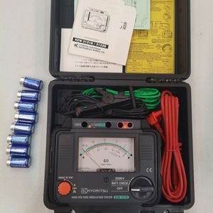 Testeur d'isolation haute tension Kyoritsu KEW 3121B 2500V 0.1-50G Précision 5% Instrument de mesure et d'analyse 1 KEW 312 - Product Image 2