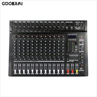 Console de mixage DJ professionnelle DMX12, console de mixage amplifiée 12 canaux, amplificateur de mixage 350W avec 99 effets