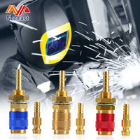 Normast Raccord rapide air-eau en laiton pour torche de soudage TIG, système de refroidissement par eau, connecteur de tuyau de gaz 0,8-1,2 MPa