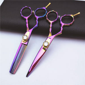 Tijeras de Peluquería ZS para Zurdos, 5.5 Pulgadas, Profesionales, de Acero Inoxidable, Herramientas de Salón de Belleza, Grosor Personalizable - Product Image 4