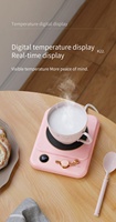 Chauffe-tasse électrique portable de bureau à 3 températures, chauffe-tasse intelligent, cadeau idéal pour les amateurs de café, maison, bureau