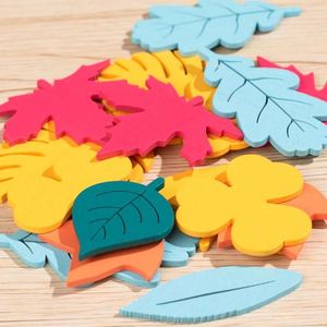 27 Pieces Sensory Cute Vivid <b>Leaves</b> Activity Set Montessori Toy Shape Puzzle Blocks <b>Leaf</b> Wooden Jigsaw Puzzles - Product Image 4