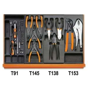 BETA - 059041203 Assortiment de 146 outils pour une utilisation universelle dans les plateaux thermoformés ABS-EAN 8054809163482 INDUSTRIAL MAINTENANCE - Product Image 3