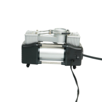 ABS Twin Cylinder 30mm Bore 12V DC Tire Pump with 150PSI Max Pressure for Emergency Use