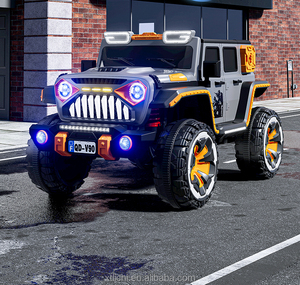 Camion tout-terrain pour enfants alimenté par une grosse batterie 12V 10Ah 4x4 avec télécommande et Bluetooth - Product Image 2