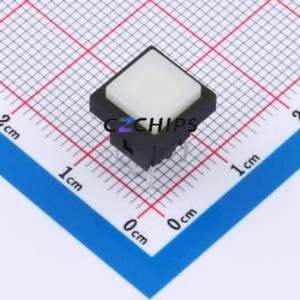 TSL06131-100B330BE-1C02-3A4F Tactile Switch Through hole-7P,6x6mm Switch Single Pole Single Throw Rectangle Button 1.8N 6mm - Product Image 1