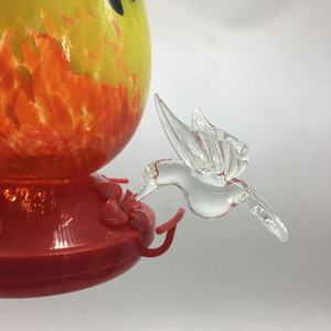 Alimentador colgante <span class=keywords><strong>de</strong></span> colibrí, hermoso alimentador <span class=keywords><strong>de</strong></span> <span class=keywords><strong>pájaros</strong></span> <span class=keywords><strong>de</strong></span> cristal, fuente <span class=keywords><strong>de</strong></span> alimentación <span class=keywords><strong>para</strong></span> <span class=keywords><strong>pájaros</strong></span> salvajes, estación <span class=keywords><strong>de</strong></span> alimentación, contenedor <span class=keywords><strong>de</strong></span> alimentos - Product Image 2